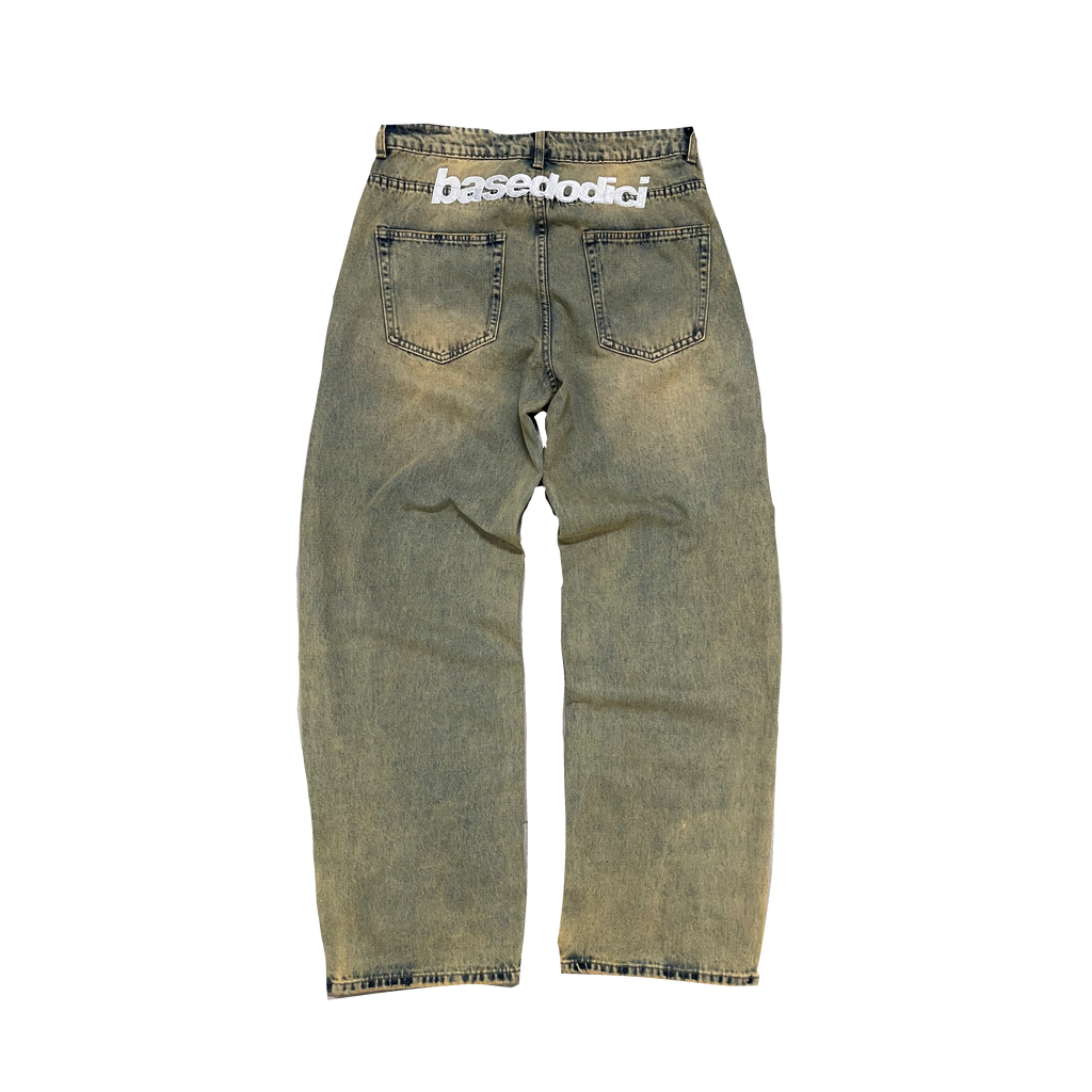 JEANS BAGGY SAND