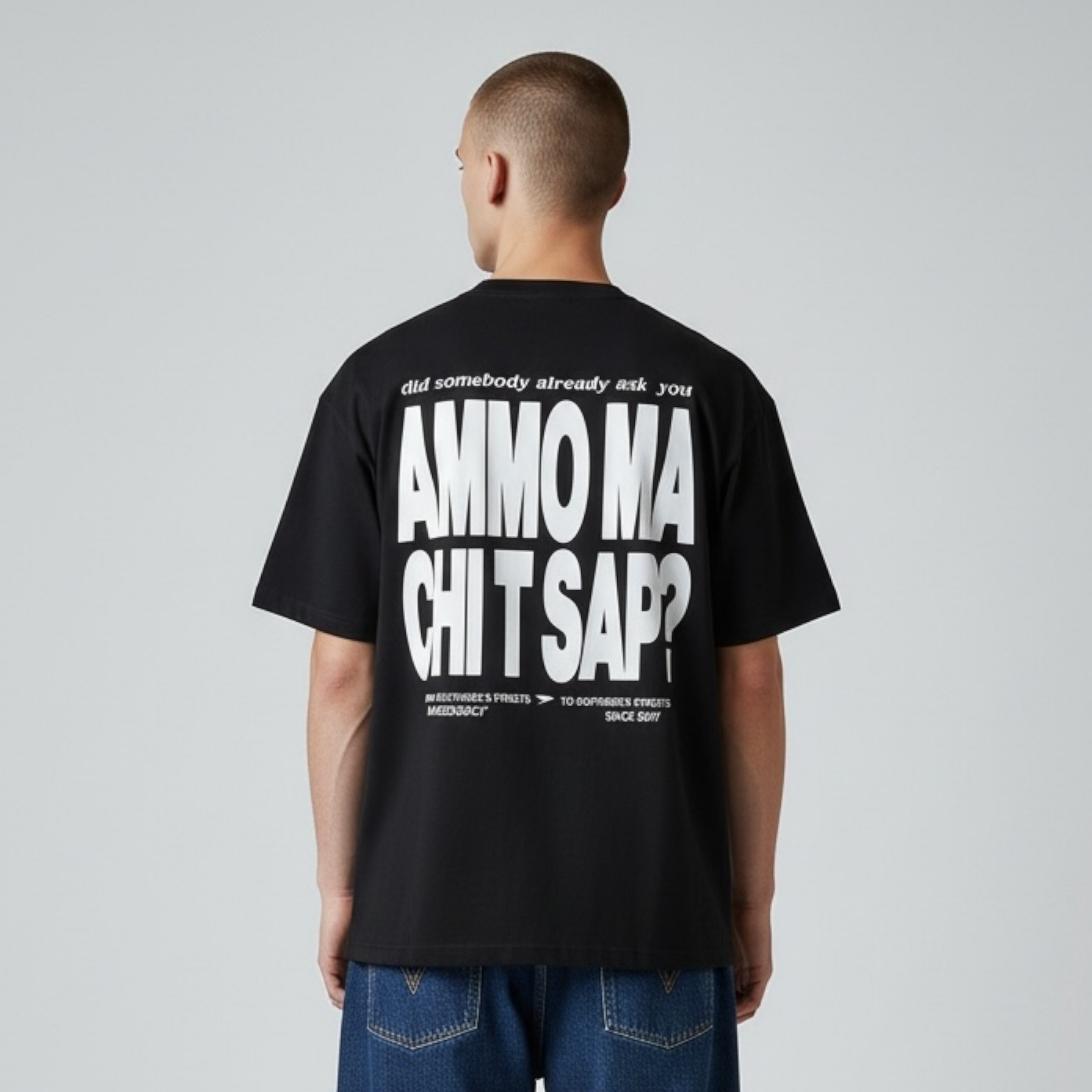 T-SHIRT “AMMO” CHI'T'SAP BLACK