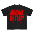 T-SHIRT “AMMO” CHI'T'SAP BLACK/RED