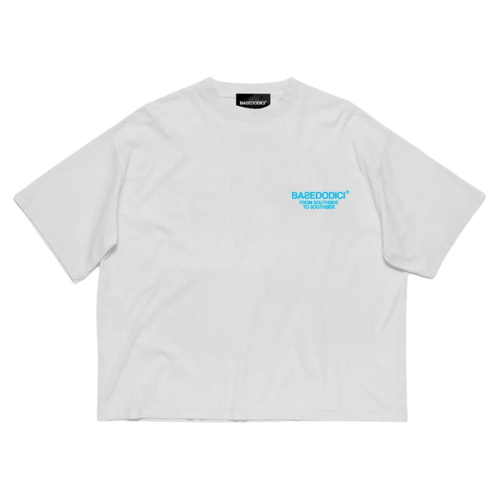T-SHIRT “AMMO” CHI'T'SAP WHITE/AZURE