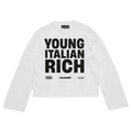 LONGSLEEVE "WORLD TOUR" ITALIAN RICH WHITE-BLACK