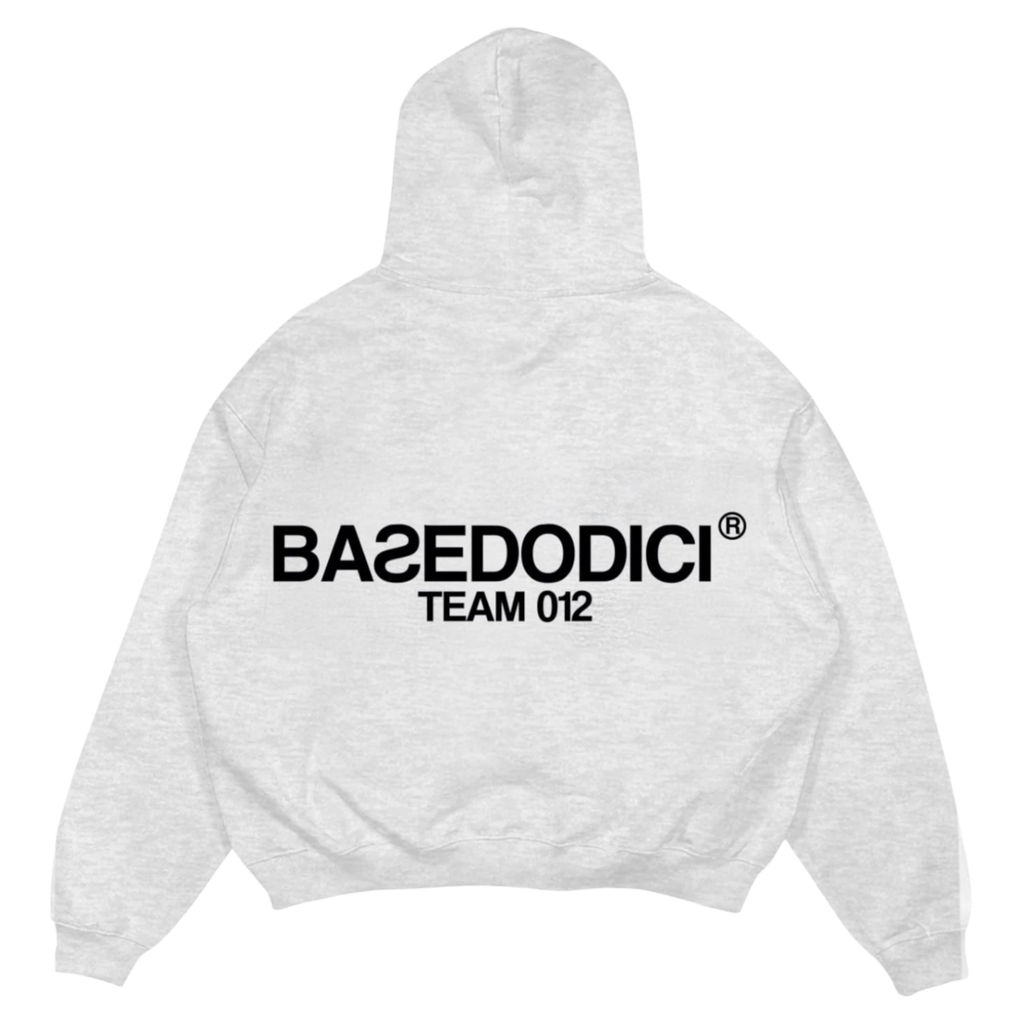 HOODIE TEAM012 ASH GREY