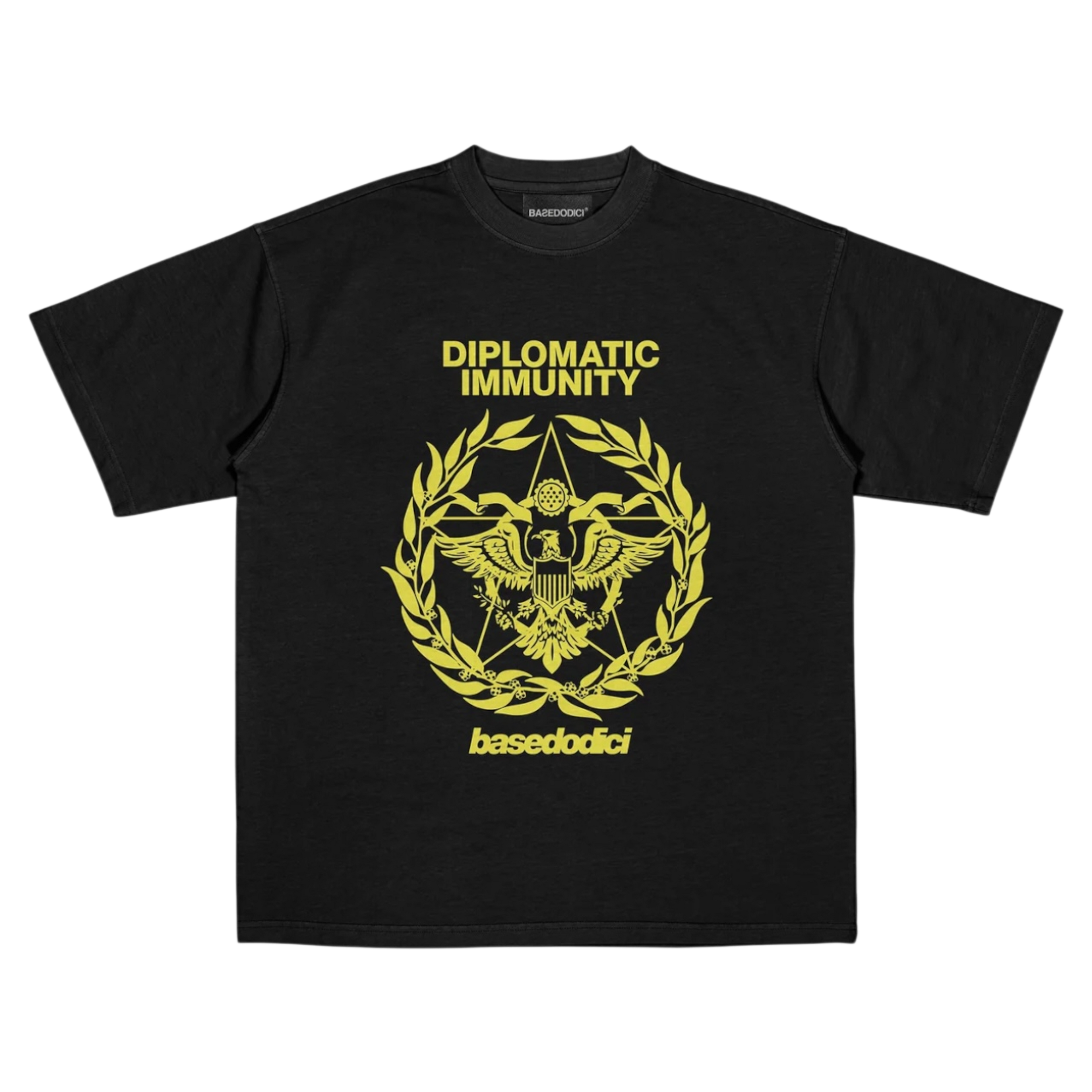 T-SHIRT "WORLD TOUR" DIPLOMATIC IMMUNITY BLACK