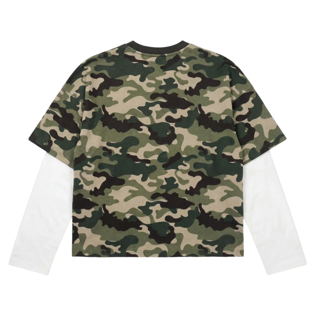LONGSLEEVE "DETROIT" CAMO GREEN