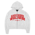 FULL ZIP "WORLD TOUR" B12 WORLDWIDE ASHGREY