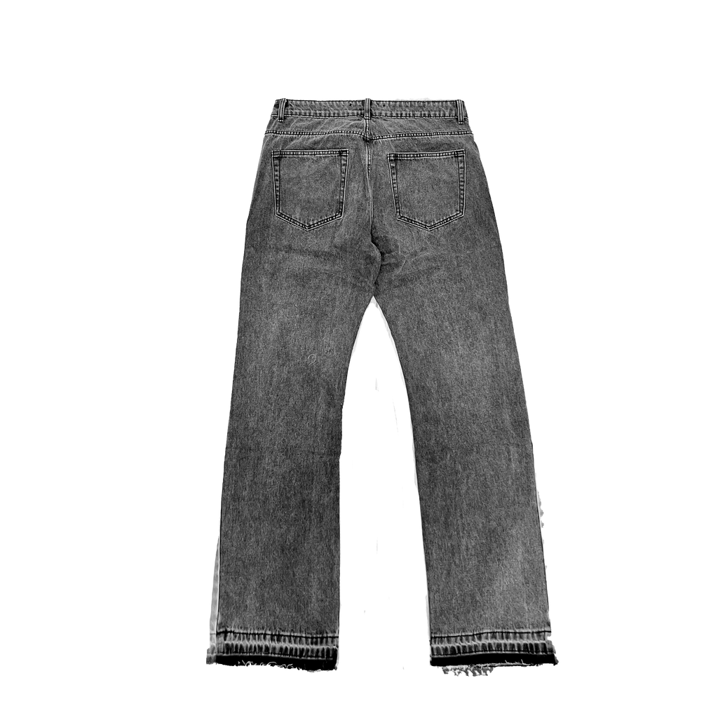 JEANS FLARE LINE GREY