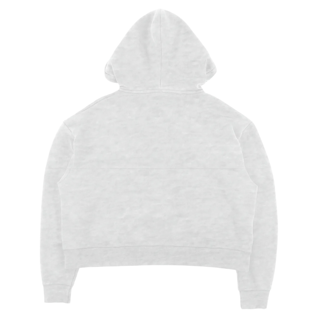 FULL ZIP “COMFY” FRONT LOGO ASHGREY/BLACK