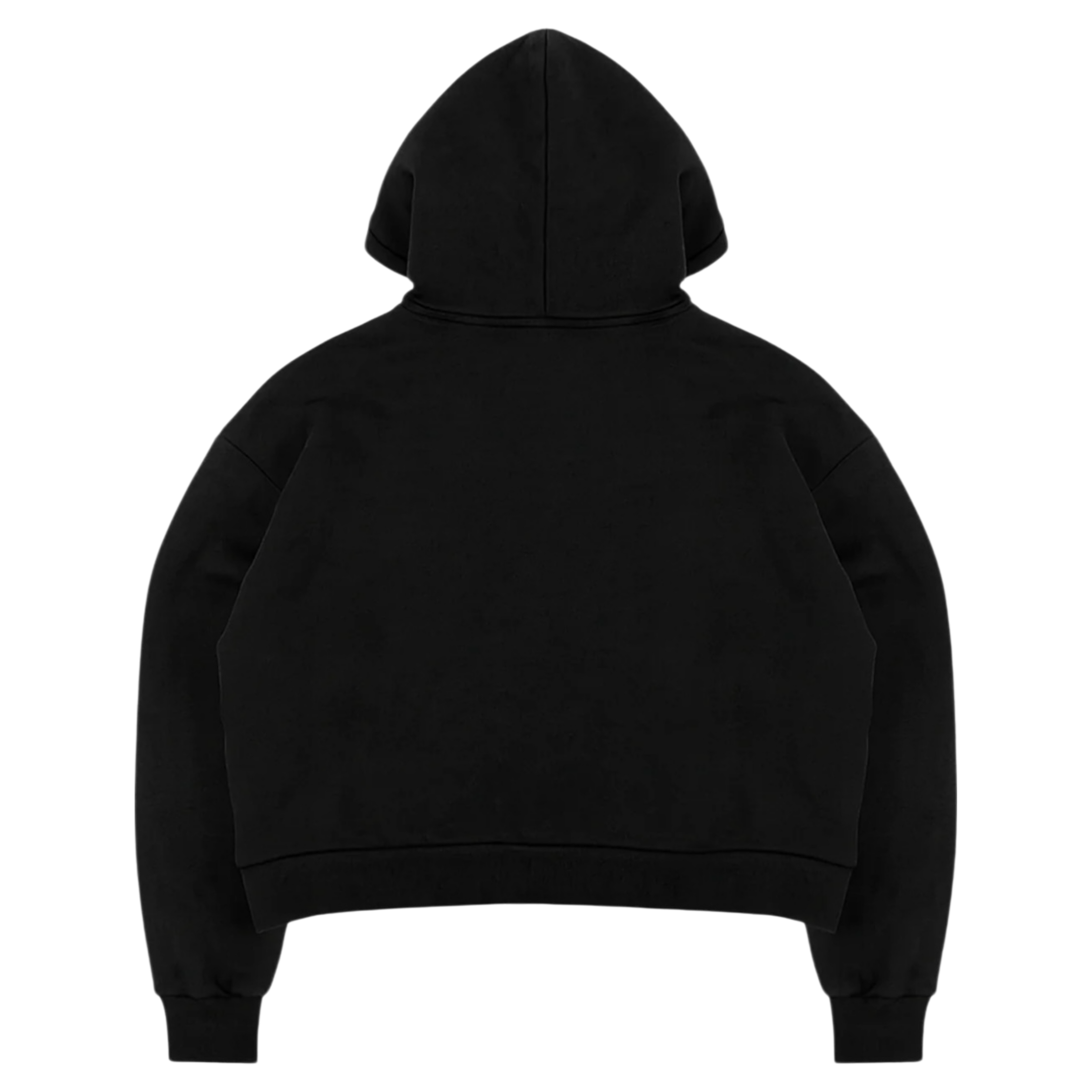 FULL ZIP “COMFY” FRONT LOGO BLACK/WHITE