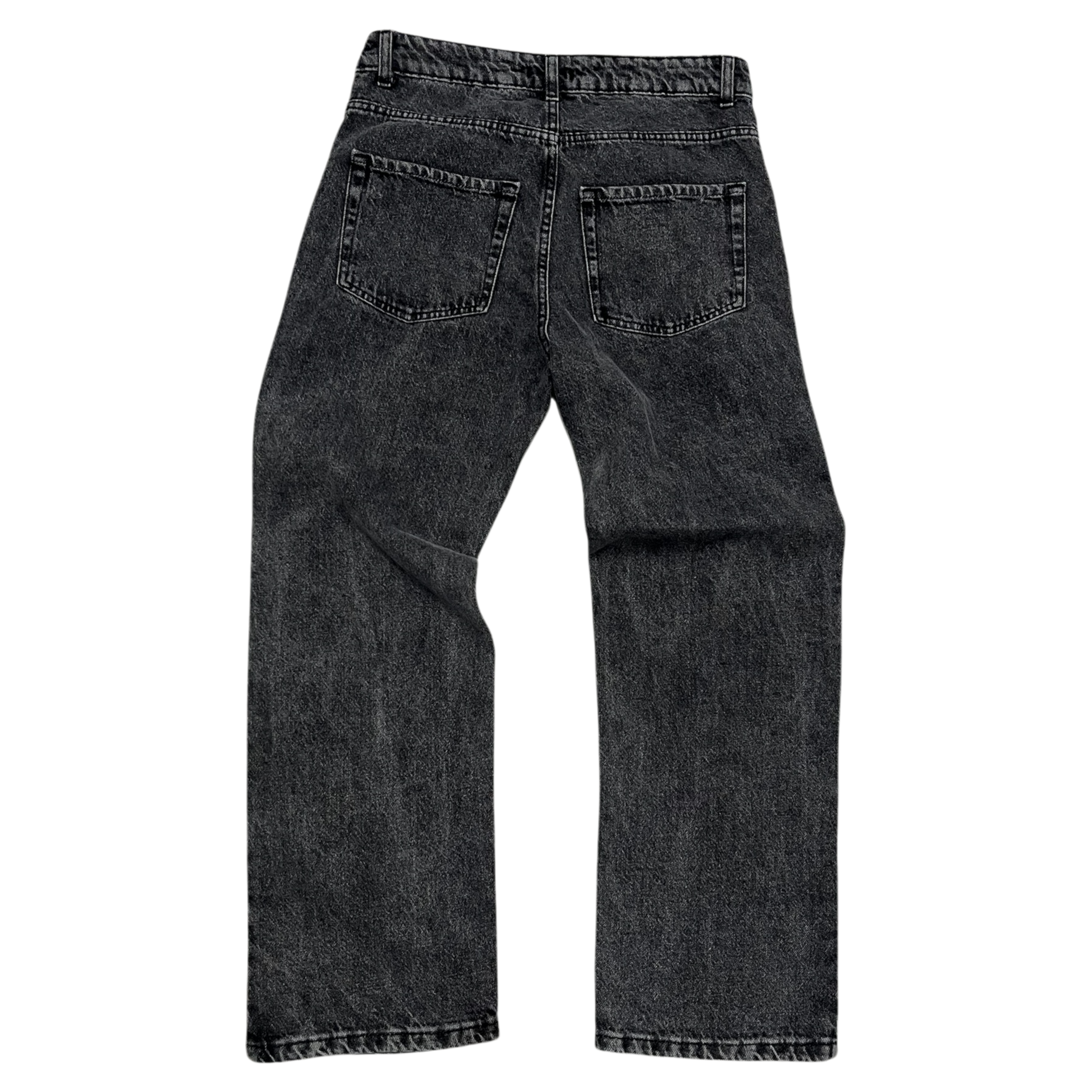 JEANS FLARED DIAMOND ZIP DARK BLUE