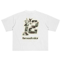 T-SHIRT "CAMO4PLAYERS" BACK 12 WHITE/CAMOGREEN