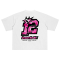 T-SHIRT "CAMO4PLAYERS" BACK 12 WHITE/CAMOPINK