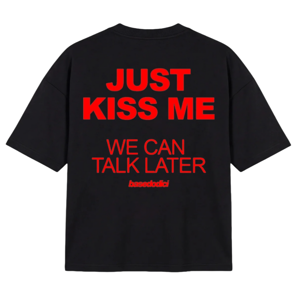 T-SHIRT "DIVA" KISSME BLACK