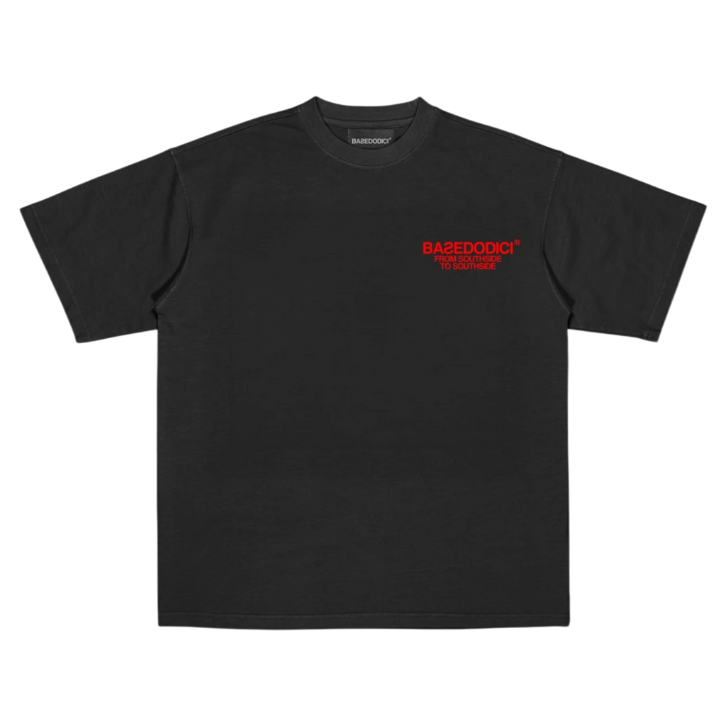 T-SHIRT “AMMO” CHI'T'SAP BLACK/RED