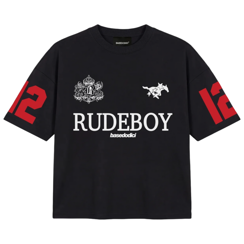 T-SHIRT "RUDEBOY LDN" 12 BLACK