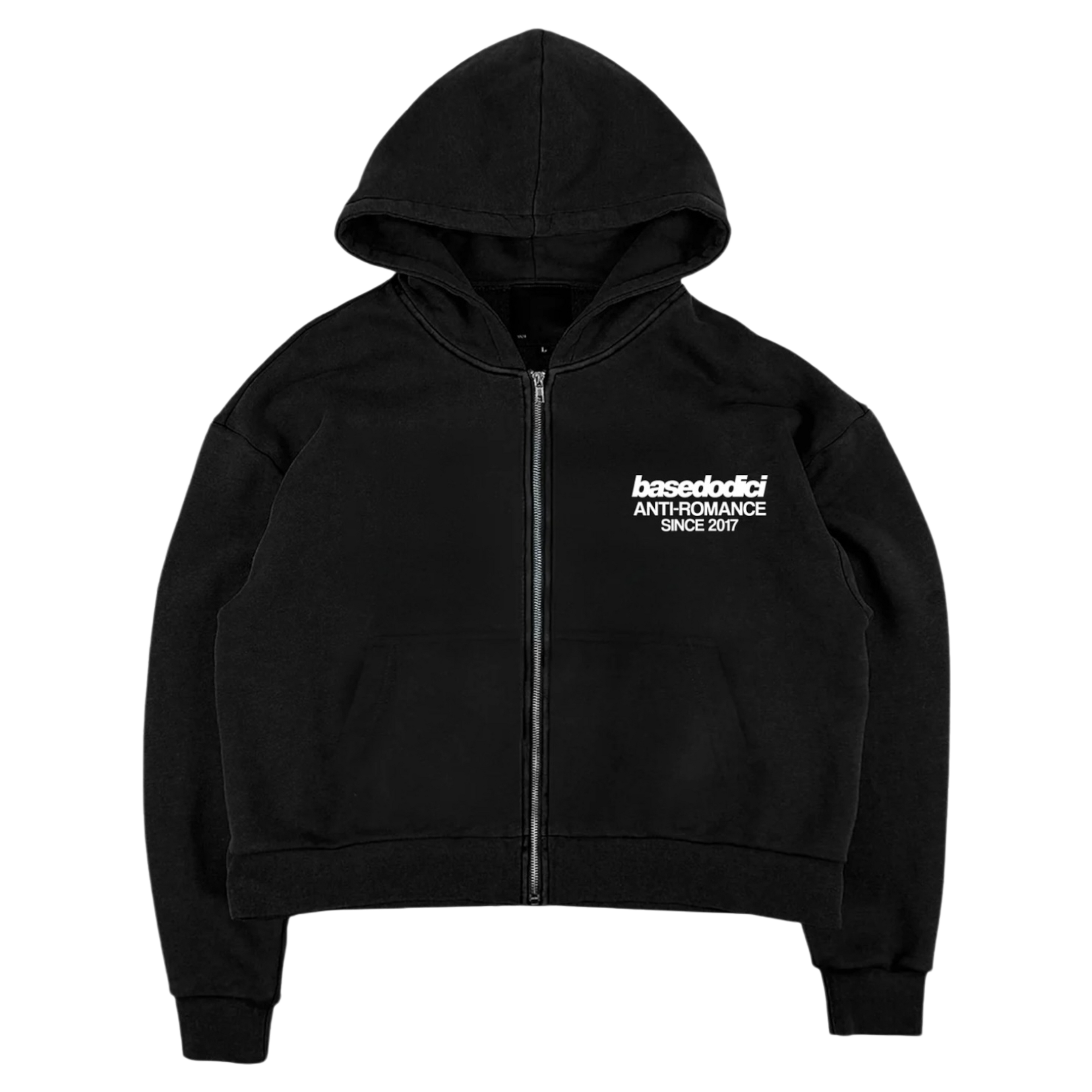 FULL ZIP “KILLED ROMANCE” BLACK/WHITE