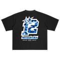 T-SHIRT "CAMO4PLAYERS" BACK 12 BLACK/CAMOBLUE