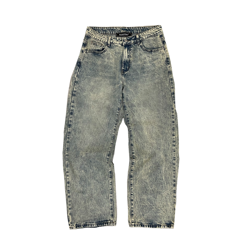 JEANS BAGGY FOGLIA DI TÈ