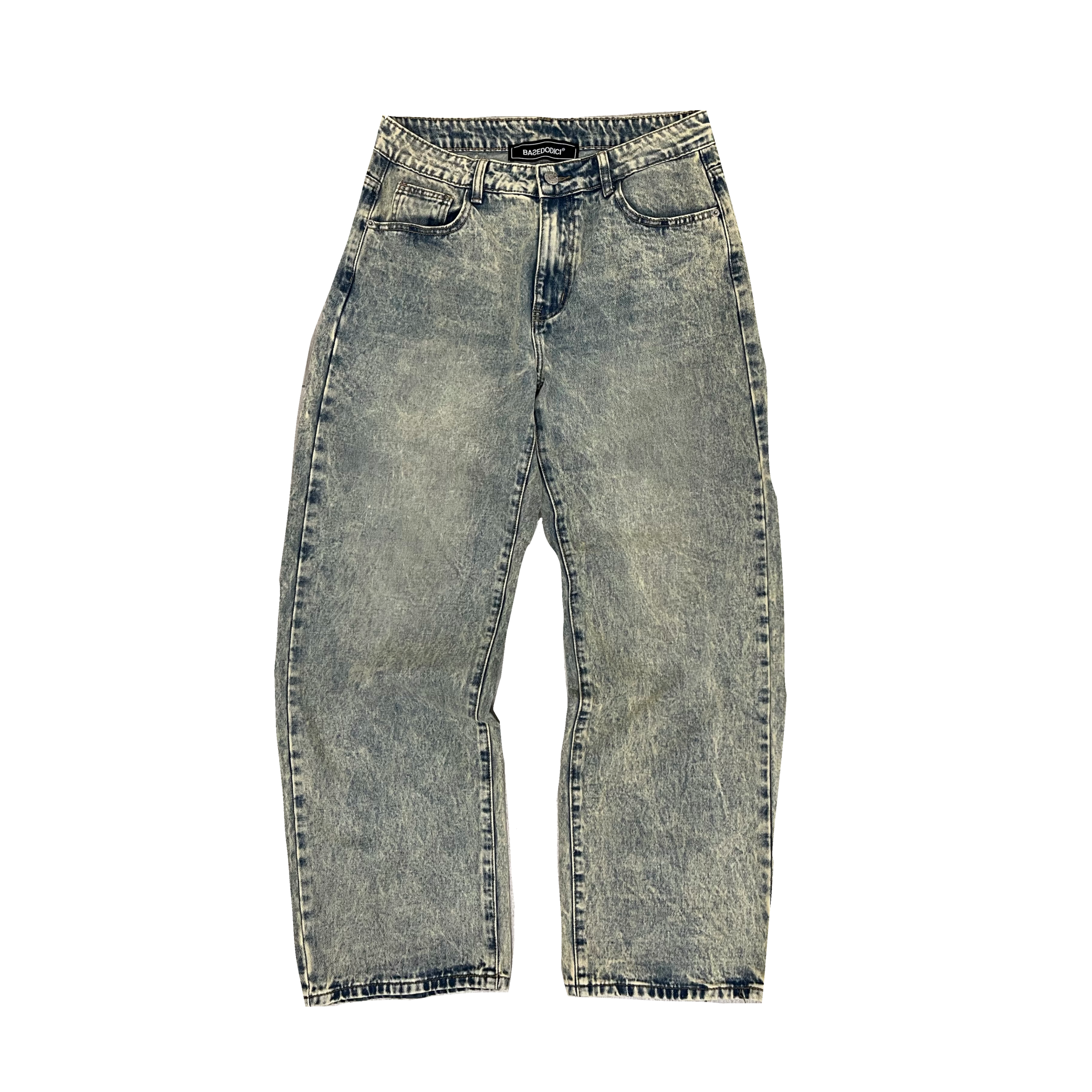 JEANS BAGGY FOGLIA DI TÈ
