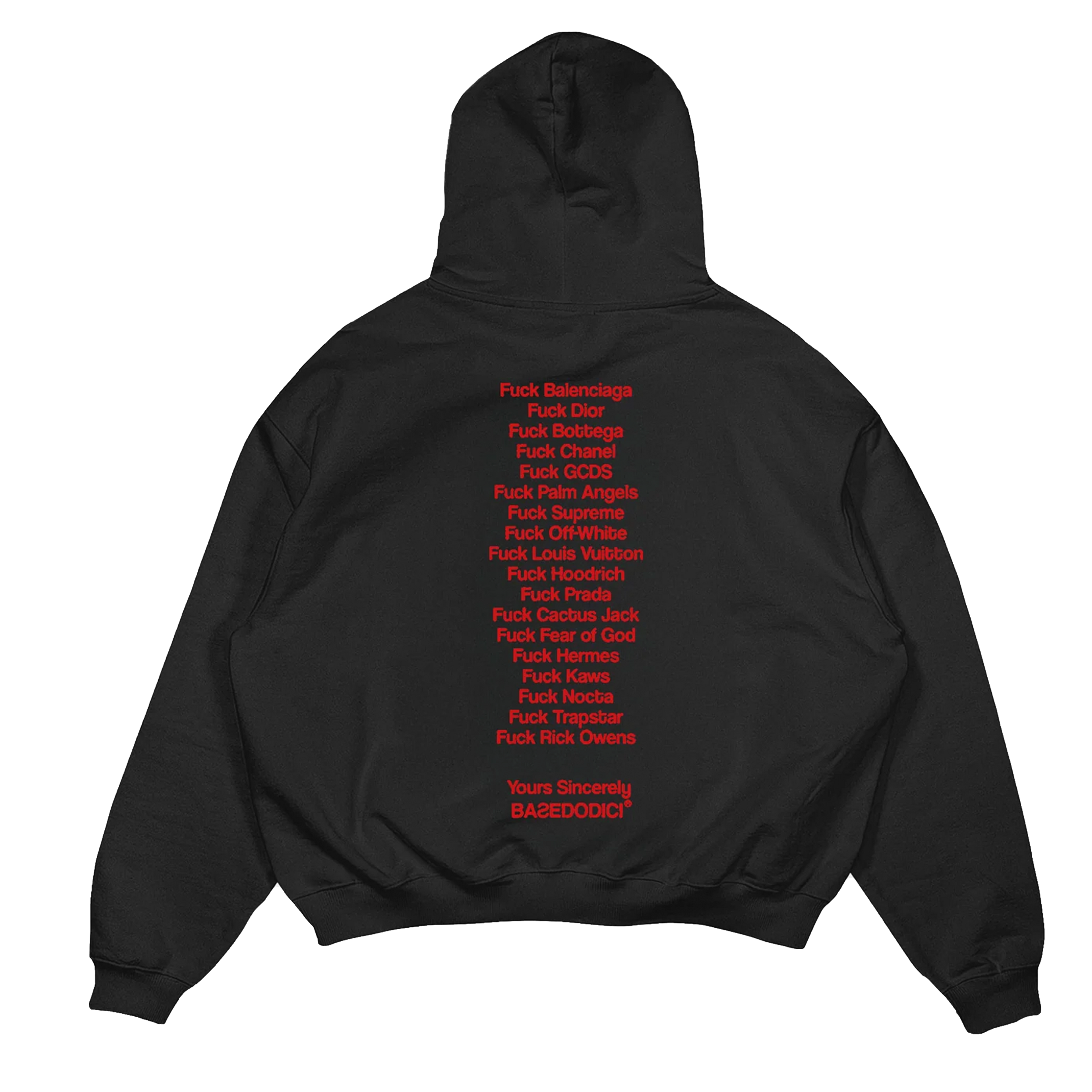 HOODIE F*CK BLACK