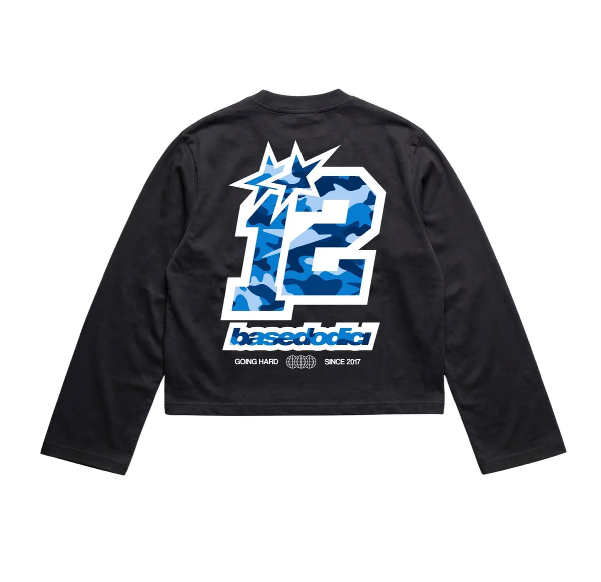 LONGSLEEVE "4PLAYERS" BACKLOGO 12 BLACK/CAMOBLUE