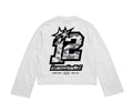 LONGSLEEVE "4PLAYERS" BACKLOGO 12 WHITE/CAMO GREY