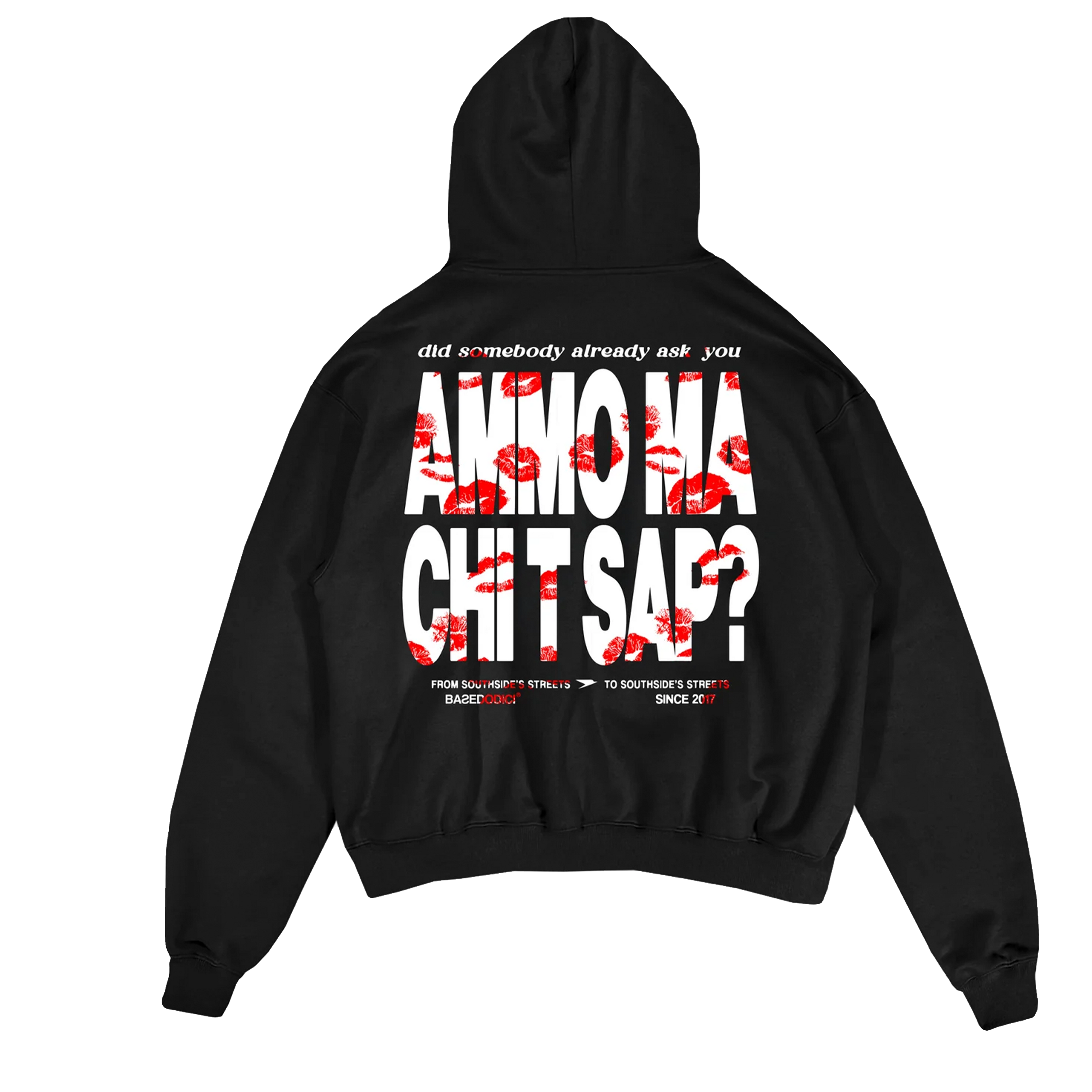 HOODIE "AMMO" CHI'T'SAP KISS BLACK