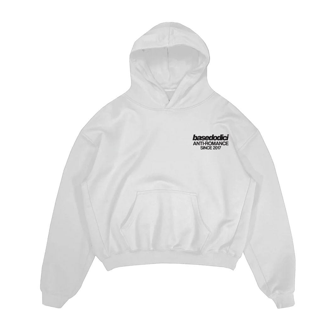HOODIE “KILLED ROMANCE” WHITE/BLACK