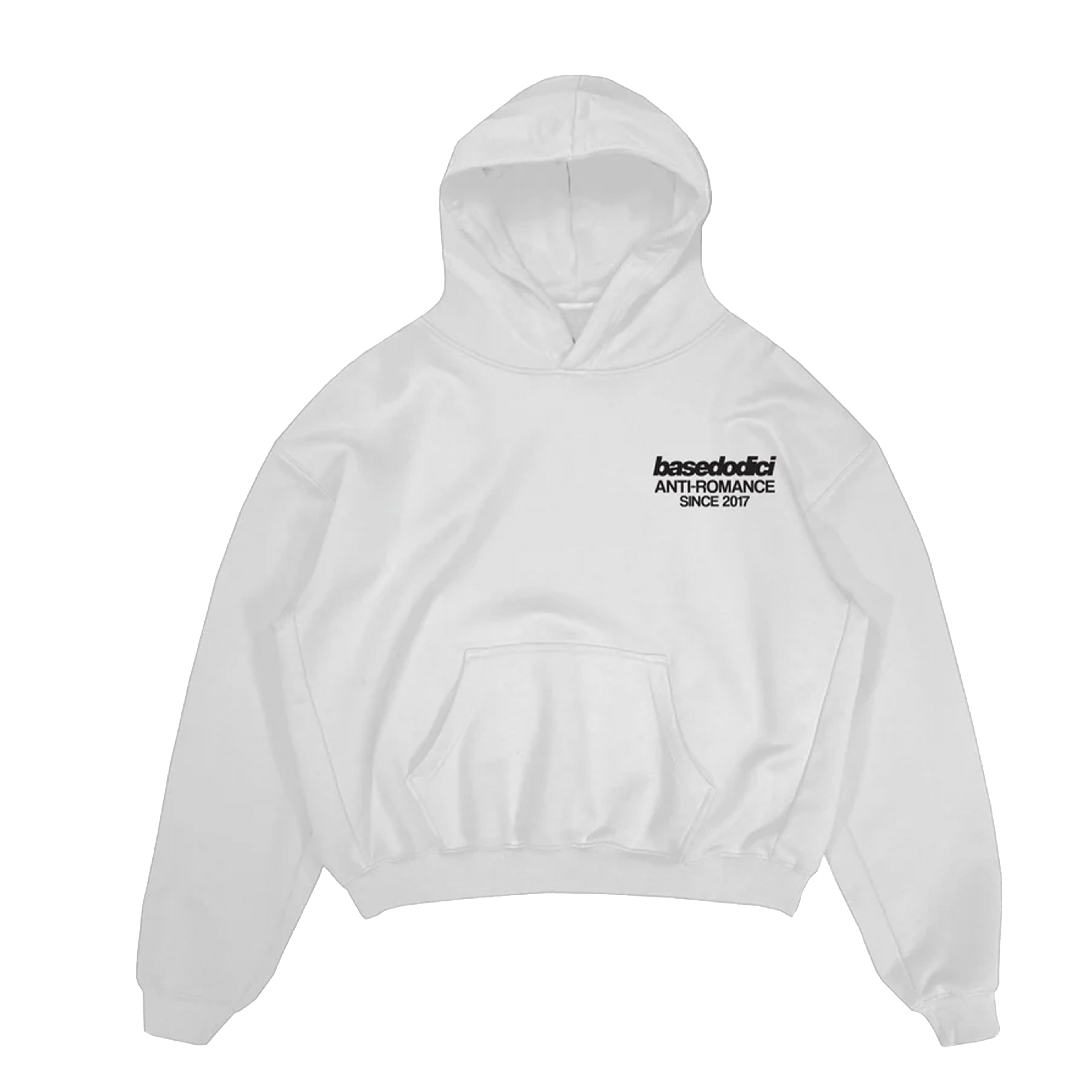 HOODIE “KILLED ROMANCE” WHITE/BLACK