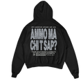 HOODIE "AMMO" CHI'T'SAP GLITTER BLACK