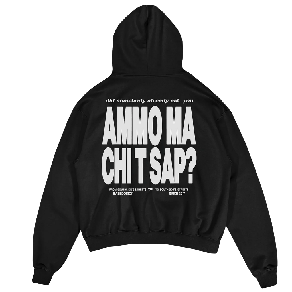 HOODIE "AMMO" CHI'T'SAP BLACK
