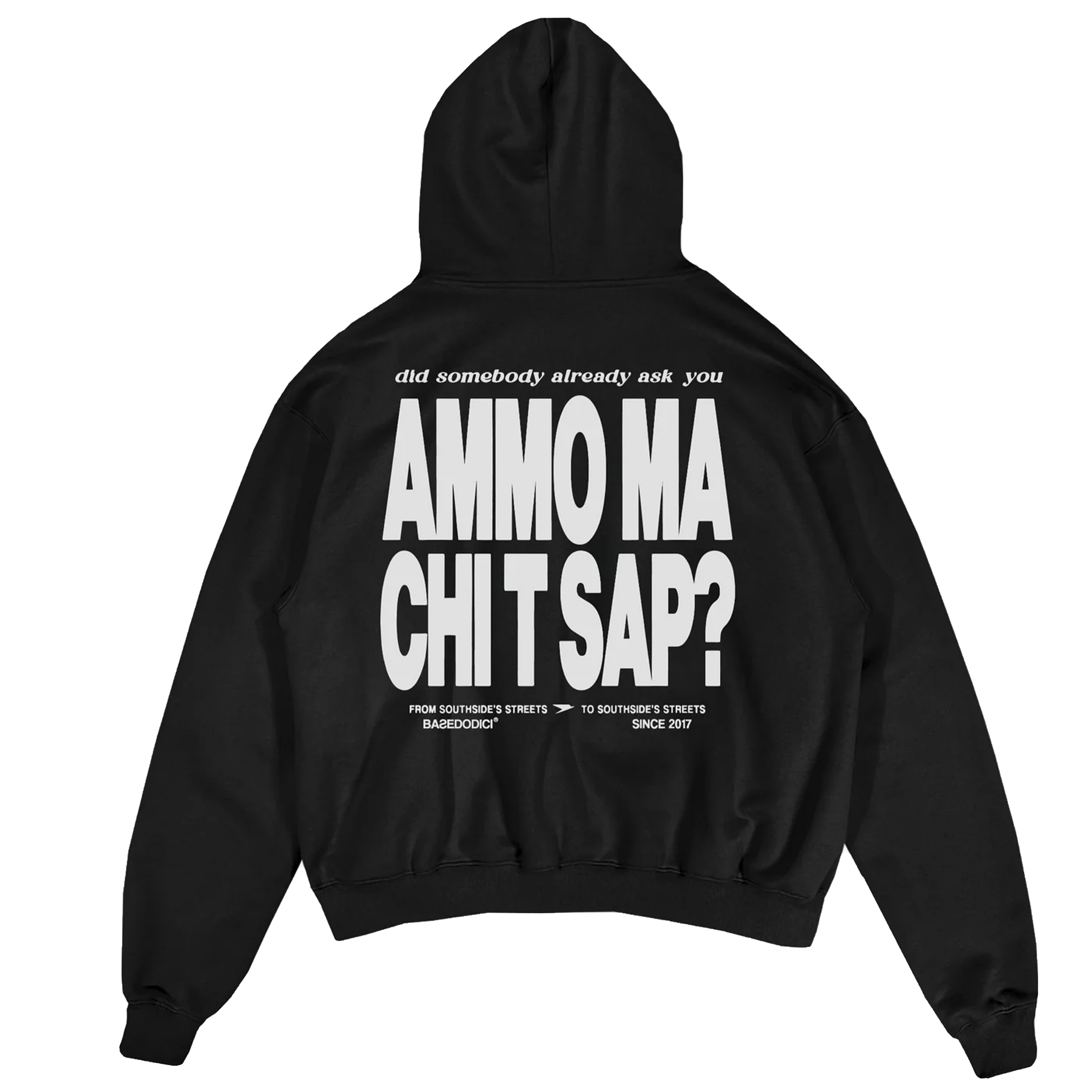 HOODIE "AMMO" CHI'T'SAP BLACK
