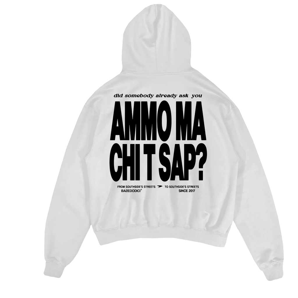 HOODIE "AMMO" CHI'T'SAP WHITE