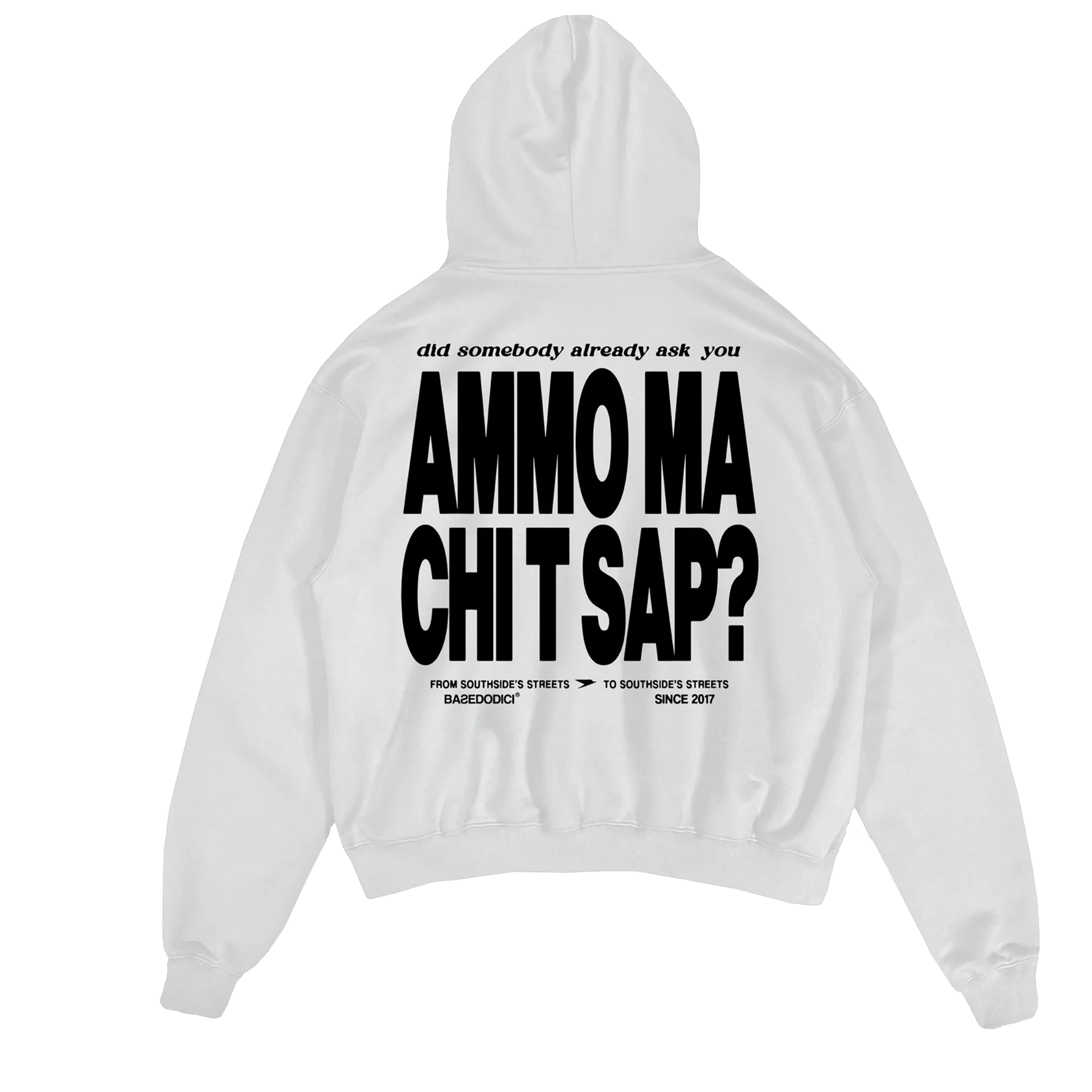HOODIE "AMMO" CHI'T'SAP WHITE