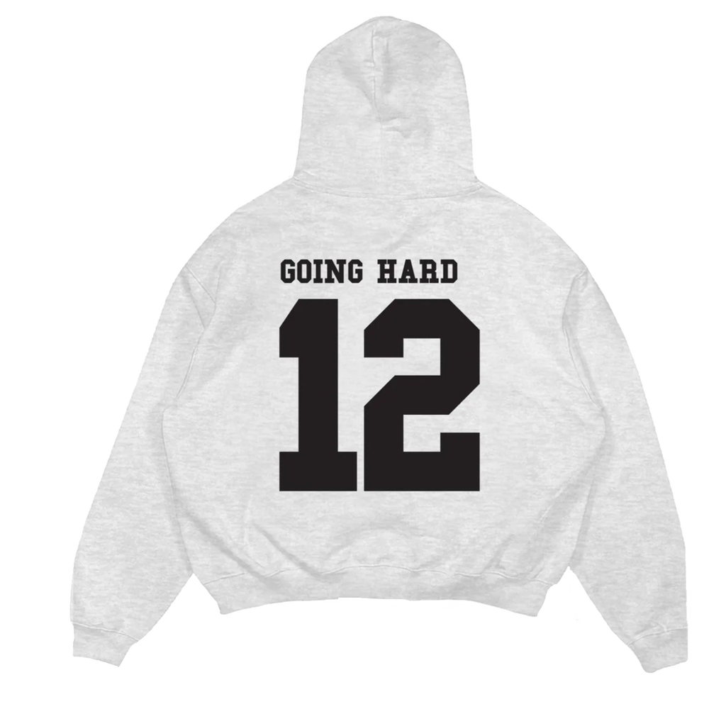 HOODIE GOING HARD ASH GREY