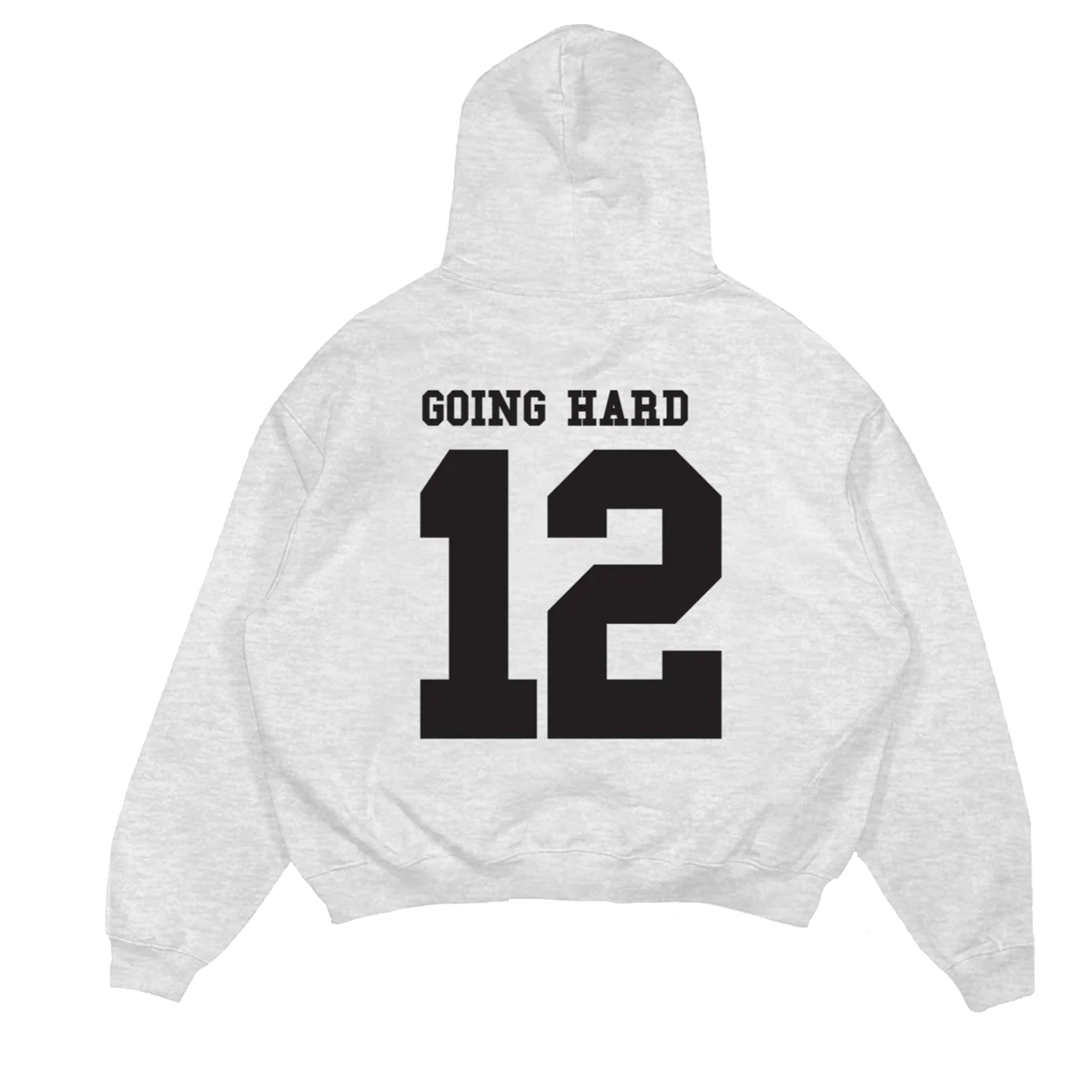 HOODIE GOING HARD ASH GREY