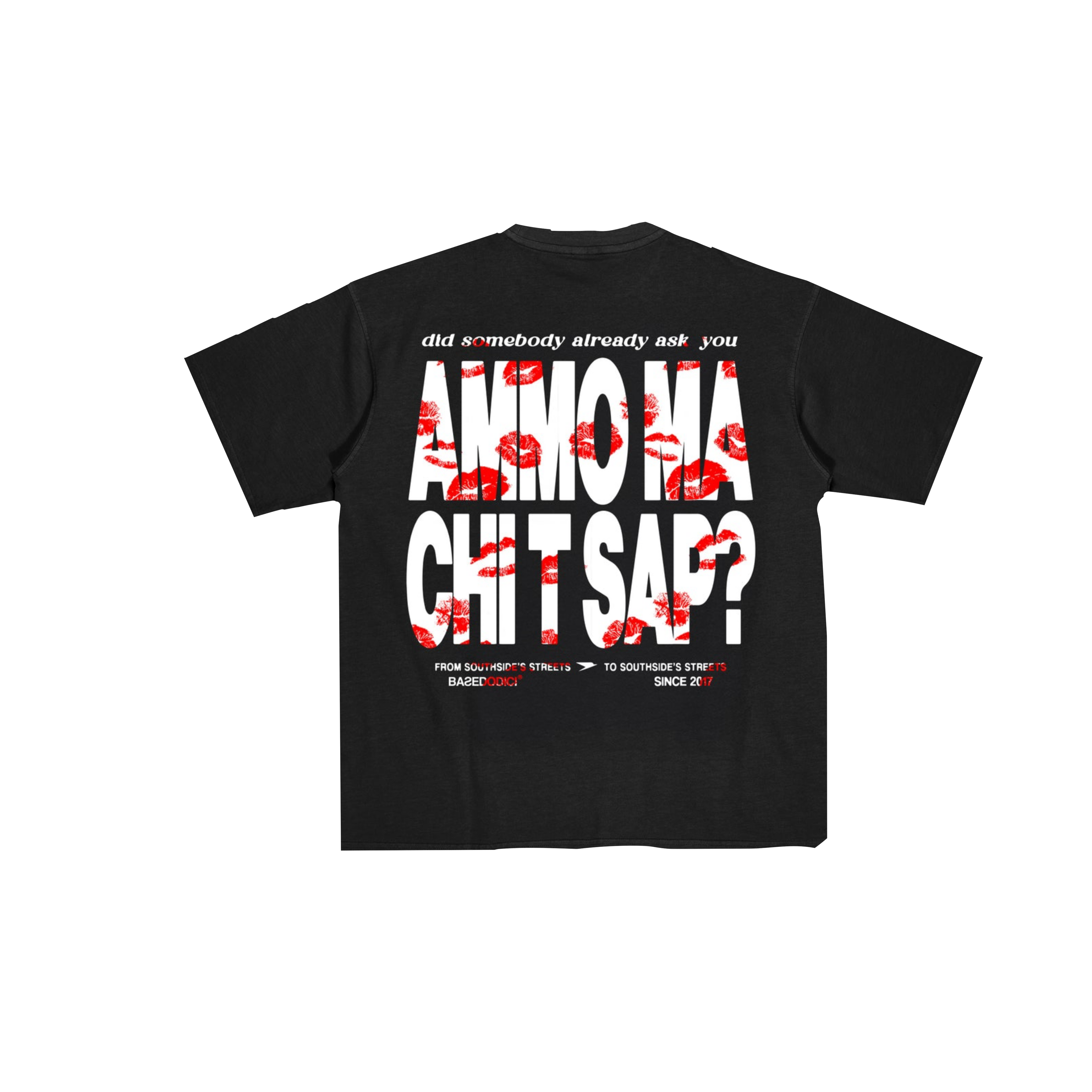 T-SHIRT “AMMO” CHI'T'SAP BLACK/KISS