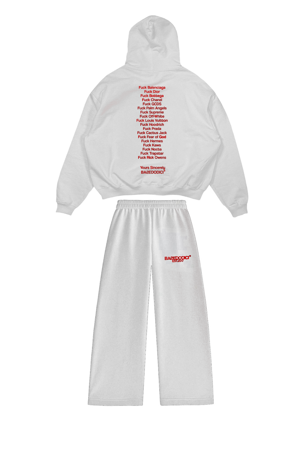 TRACKSUIT “F*CK RED” FULL SET COMFY