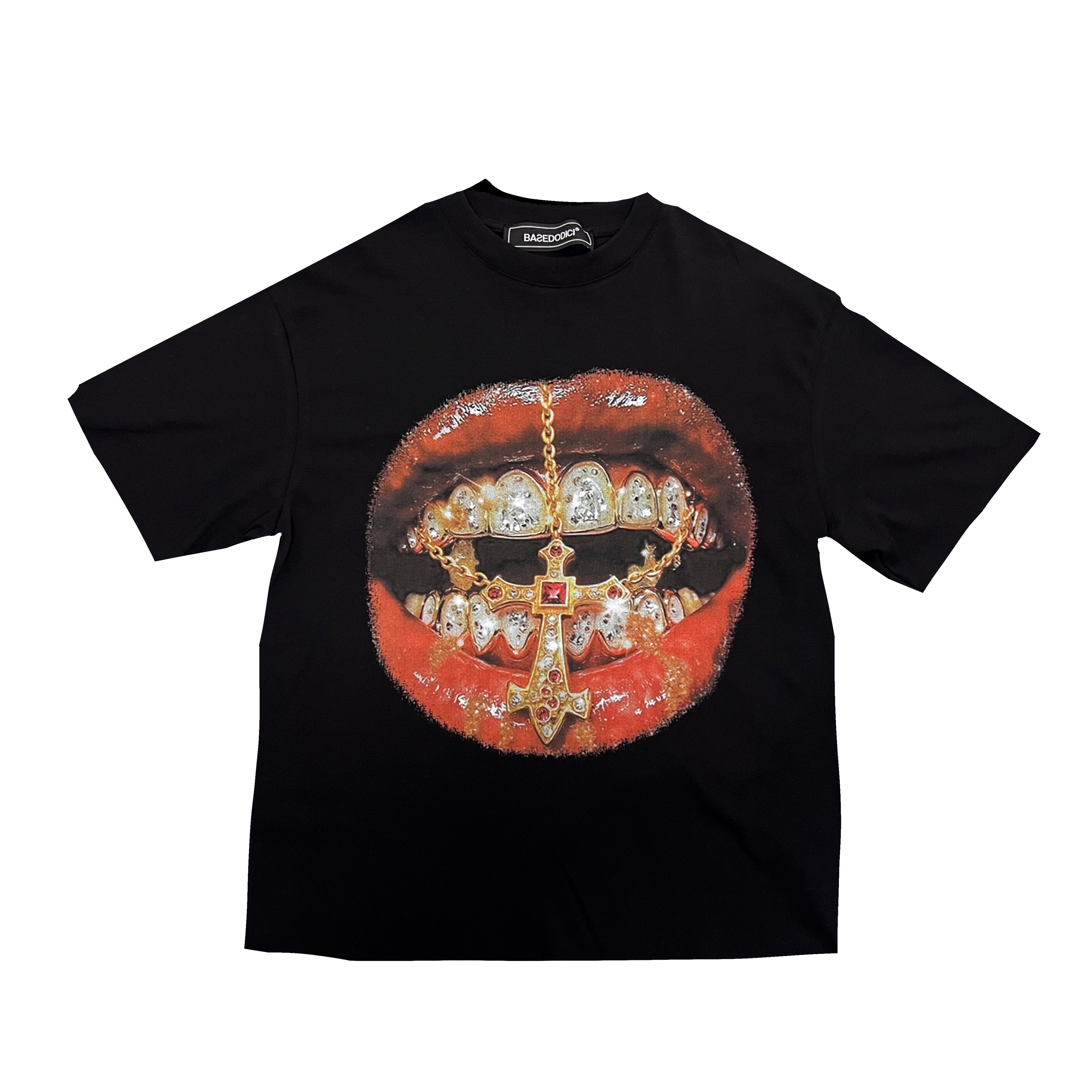 T-SHIRT “GOLDEN KISS” BLACK