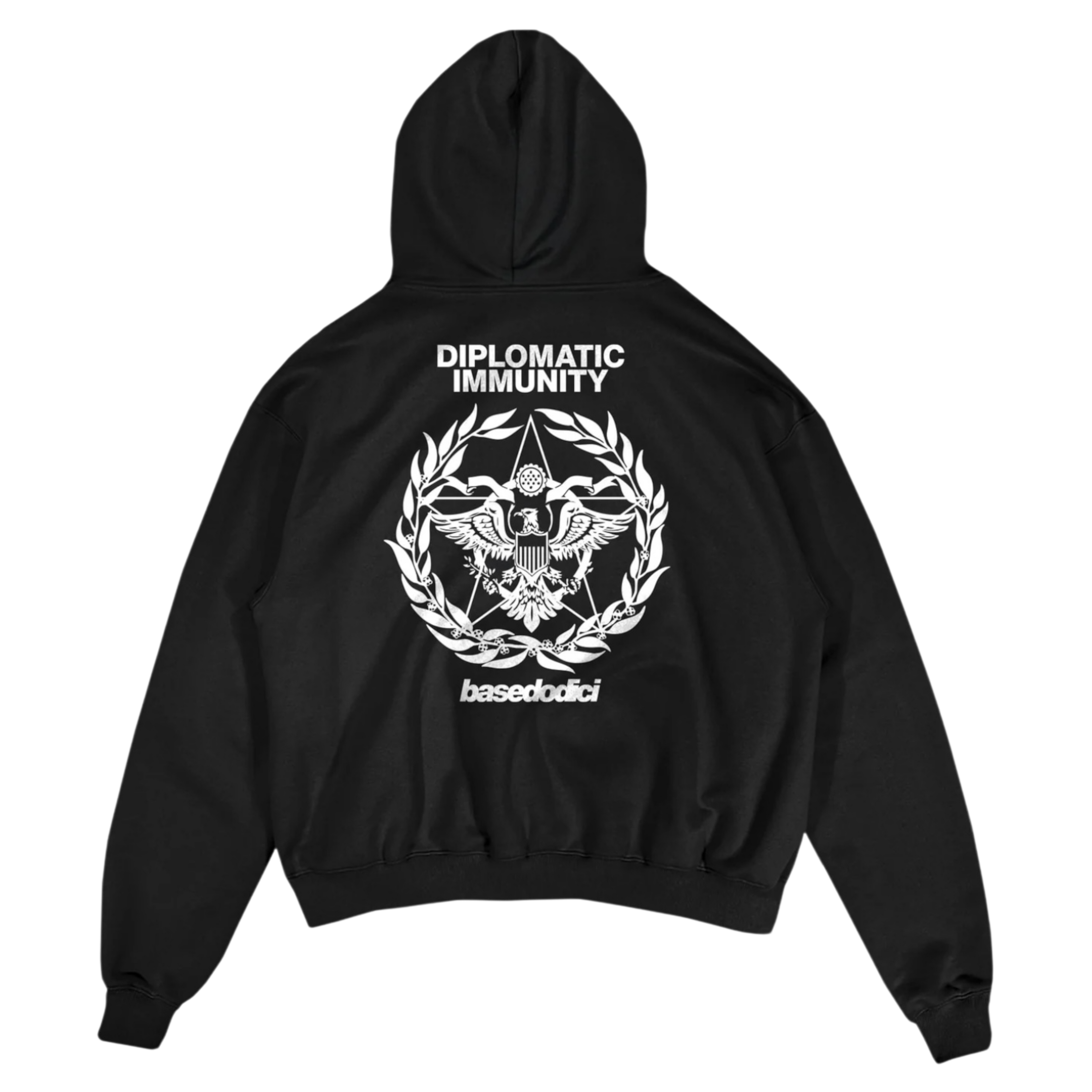 HOODIE "WORLD TOUR" DIPLOMATIC IMMUNITY BLACK