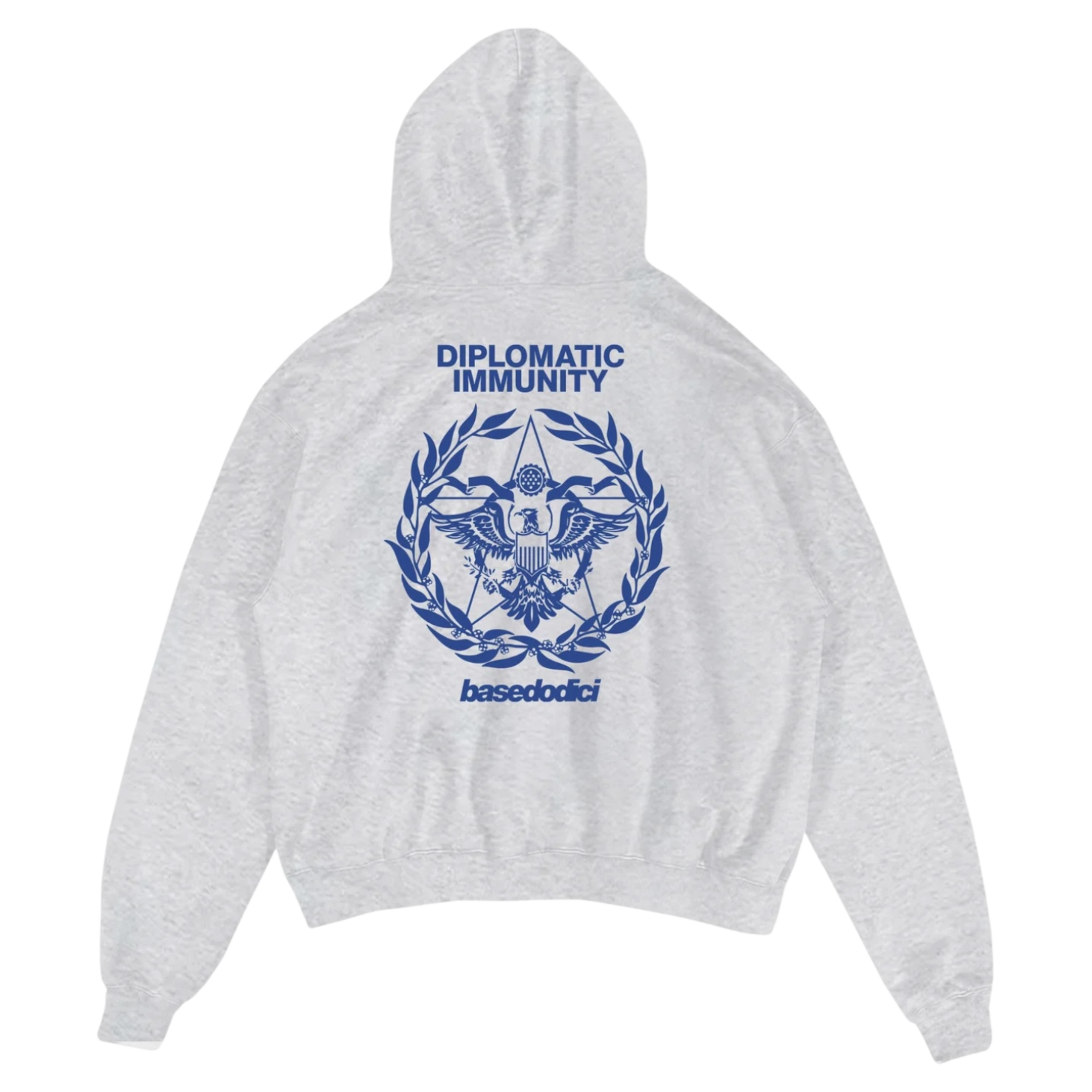 HOODIE "WORLD TOUR" DIPLOMATIC IMMUNITY ASHGREY