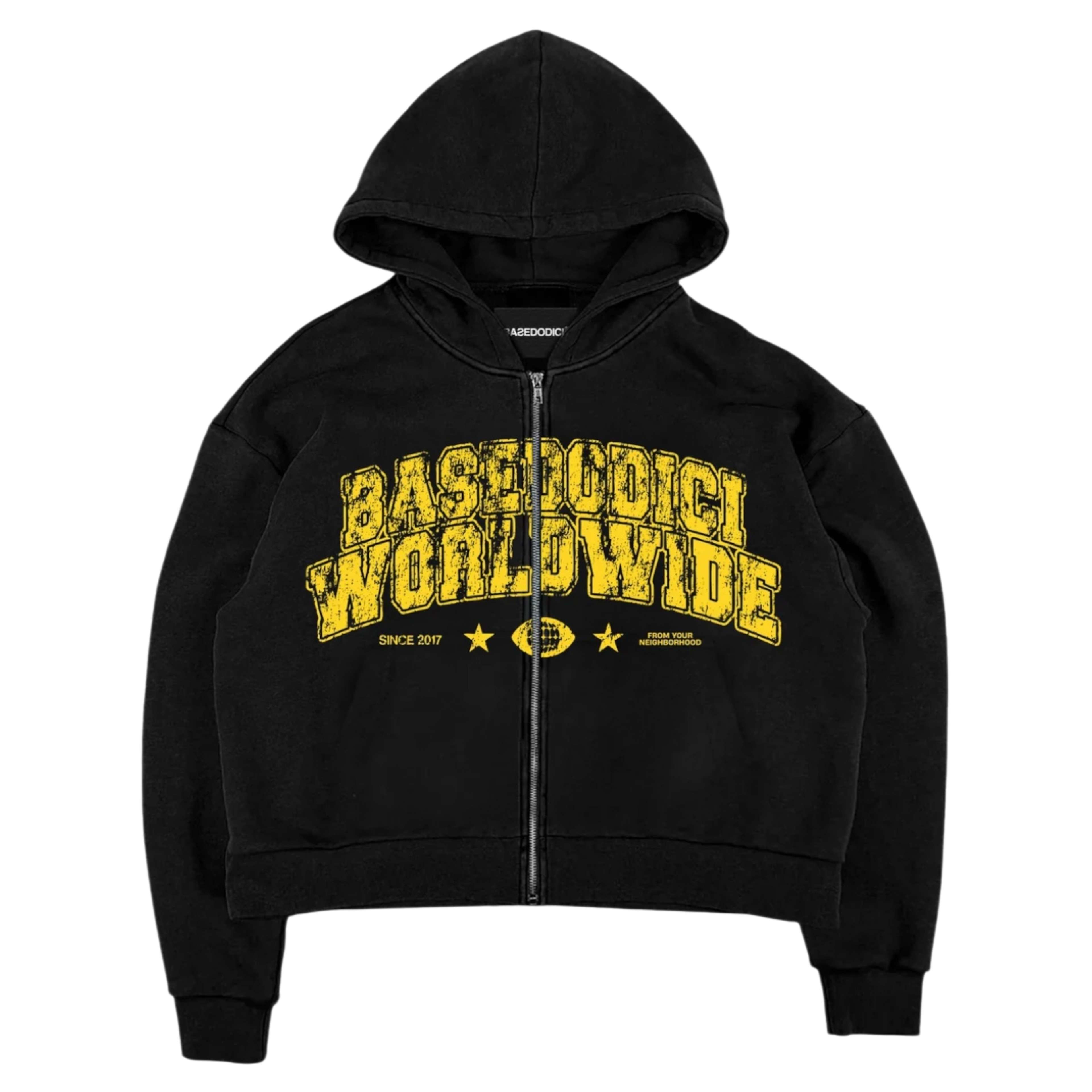 FULL ZIP "WORLD TOUR" B12 WORLDWIDE BLACK