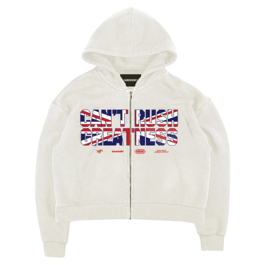 FULL ZIP "RUDEBOY LDN" CANTRUSH CREAM