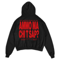 HOODIE "AMMO" CHI'T'SAP WHITE/BLACK/RED