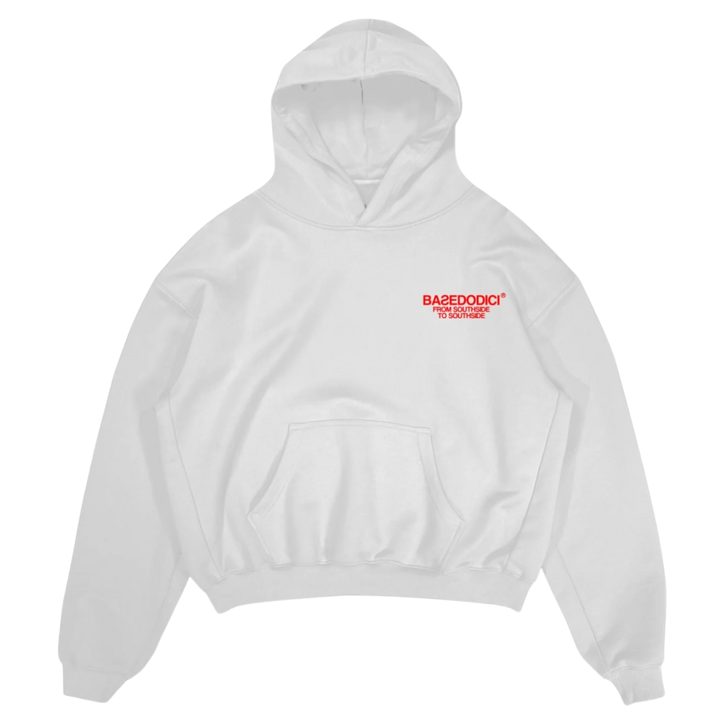 HOODIE "AMMO" CHI'T'SAP WHITE/BLACK/RED
