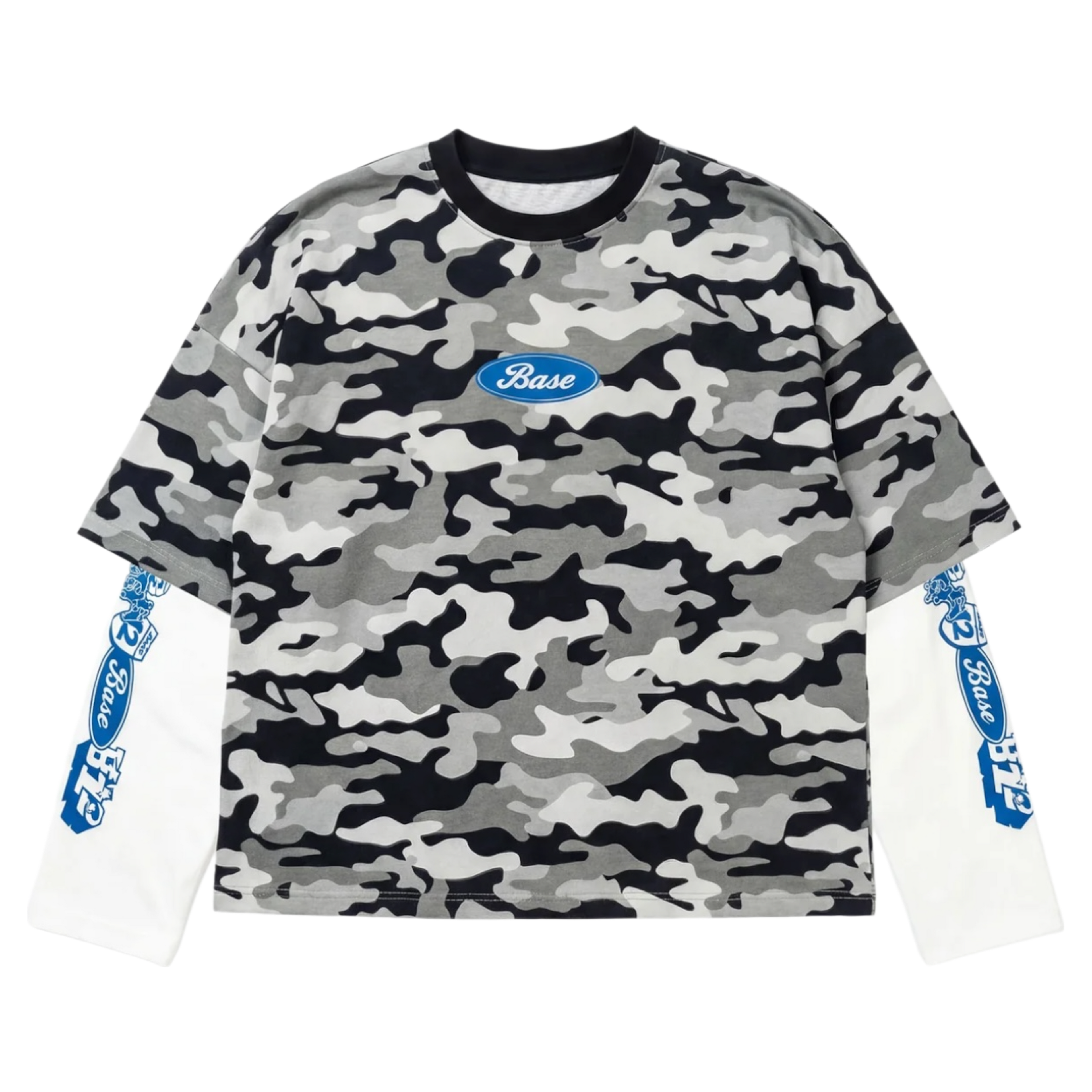 LONGSLEEVE "DETROIT" CAMO GREY
