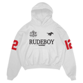 HOODIE "RUDEBOY LDN" 12 WHITE