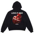 HOODIE "VALENTINE" LOVEISWAR BLACK