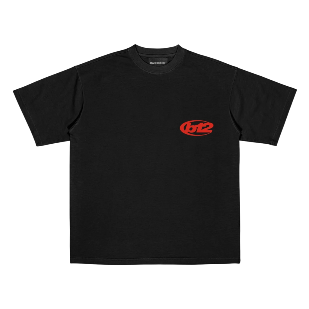 T-SHIRT "VALENTINE" LOVEISWAR BLACK