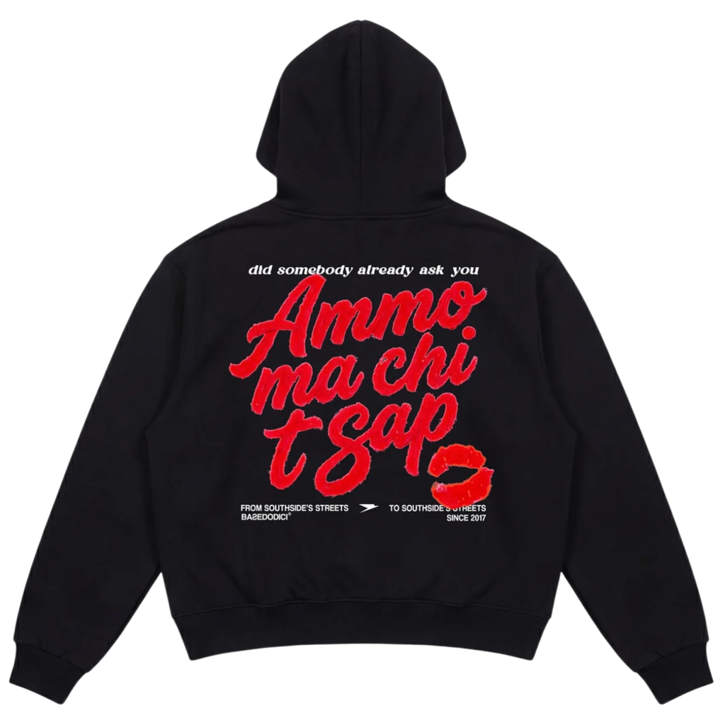 HOODIE "AMMO" CHI'T'SAP BLACK/GLOSS