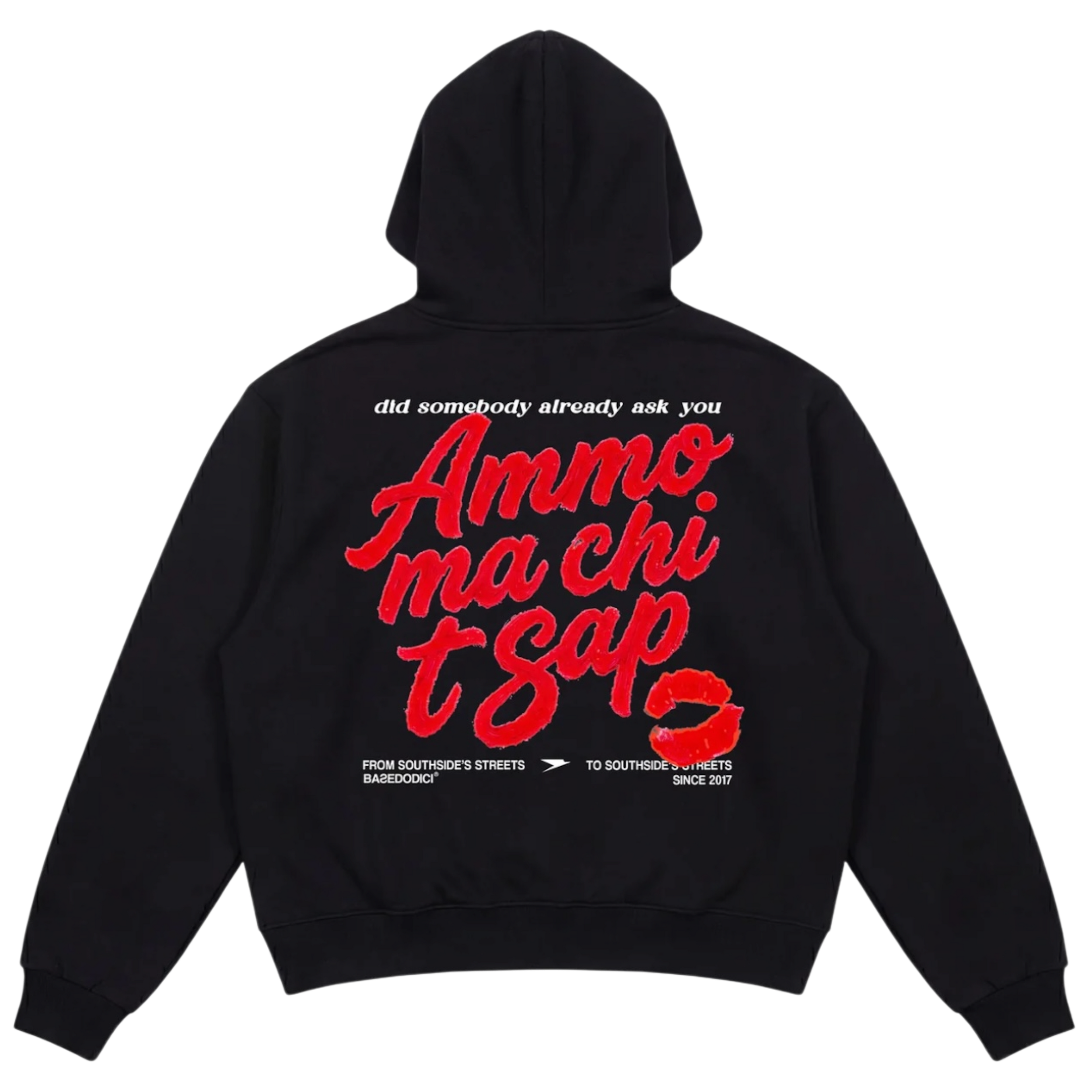 HOODIE "AMMO" CHI'T'SAP BLACK/GLOSS